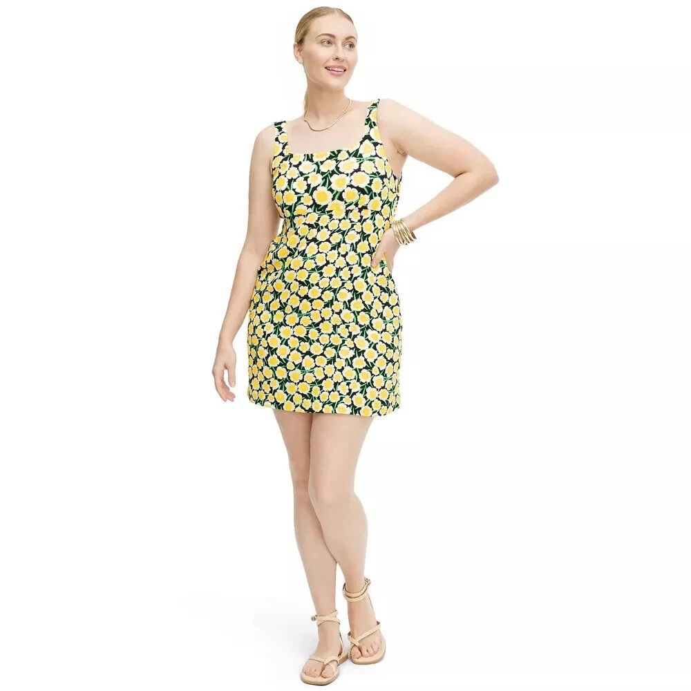 Diane Von Furstenberg x Target Yellow Poppy Shift Dress